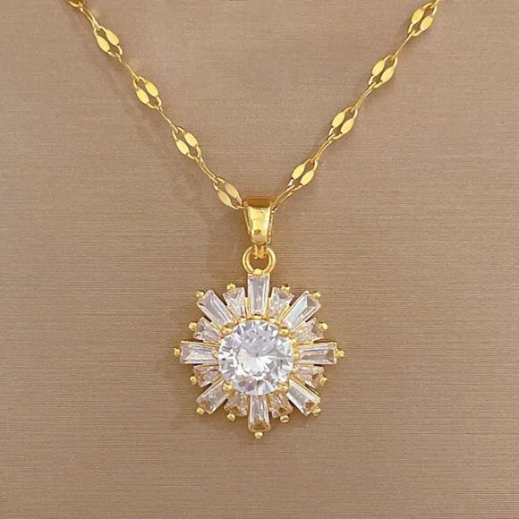 14K Gold 18" Womens 2ct Diamond Pendant Necklace Ladies New 14 K Silver Jewelry - Picture 6 of 6